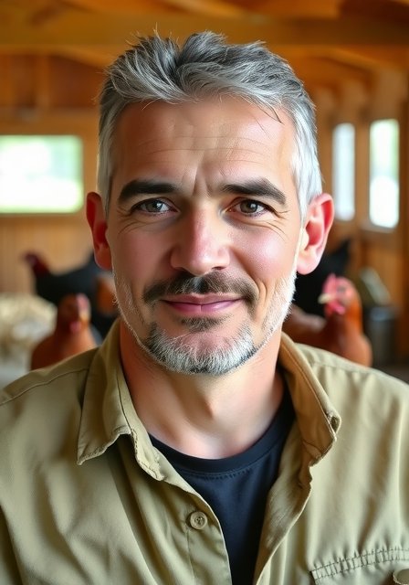 Portrait of veterinarian Johan Bakker